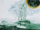 Felix Droese, Auktion 329, Los 719, 1988, Mischtechnik auf Papier (Katalogandruck)