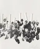 Auktion 329, Los 962 by Günther Uecker, 1978, Lithographie und Prägedruck auf festem Velin, sold Nov 2013