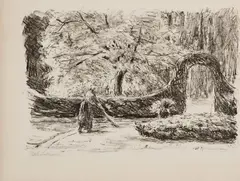 Auktion 329, Los 556 by Max Liebermann, 1925, Lithographie auf Velin, sold Nov 2013