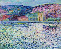 Auktion 329, Los 136 by Elfriede Thum, Öl auf Leinwand, sold Nov 2013