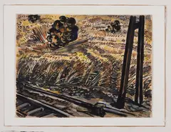 Frans Masereel, Auktion 329, Los 561, 1940, Aquarell auf Velin