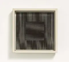 Ludwig Wilding, Auktion 329, Los 1011, 1972, Serigraphie auf Plexiglas und Papier in Holzkastenrahmen