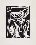 Auktion 329, Los 861 by A. R. Penck, 1987, Holzschnitt auf Velin, sold Nov 2013