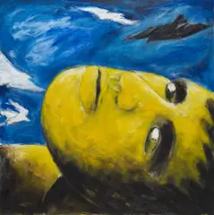 Dieter Hacker, Auktion 329, Los 757, 1986, Öl auf Leinwand