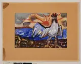Otto Dix, Auktion 329, Los 30, 1954, Mischtechnik über Bleistiftzeichnung auf Aquarellbütten