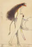 Horst Janssen, "17 Runden Tattersaal"