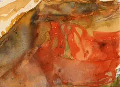 Joseph Beuys, "Granit IV", Aquarell auf Karton