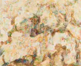 Bernard Schultze, "morphologisch gemeint", Aquarell auf Karton