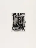 Per Kirkeby, Ohne Titel, 1974, Farbradierung auf Velin