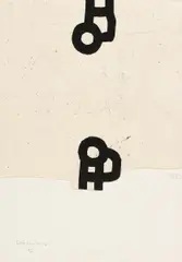 Anjana by Eduardo Chillida, Radierung auf Lafranca Bütten, sold Nov 2015