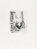 Georg Baselitz, Ohne Titel, Radierung auf Velin
