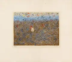 Mark Tobey, Ohne Titel (Composition), Farblithografie auf Arches (Wasserzeichen)