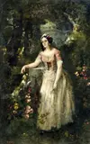 Narcisse Virgile Diaz De La Peña, "Portrait de Mme A. (Mme Diaz)"