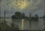 Carl Gustav Carus, Vollmond bei Pillnitz