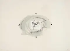 Nocturn Matinal by Antoni Tàpies, Farblithografie und Serigrafie auf Guarro, sold Jun 2015