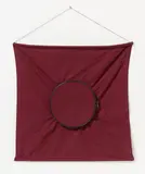 Reiner Ruthenbeck, Ohne Titel, Mischtechnik (Stoff und Spannrahmen)