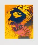 Otto Piene, Lichtbalett II, Farbserigrafie auf Karton