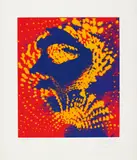 Otto Piene, Lichtballett, Farbserigrafie auf leichtem Karton