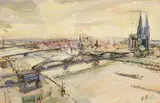 Anton Räderscheidt, Ohne Titel (Ansicht von Köln)