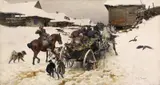 Józef Brandt, "Wyjazd na Polowanie"
