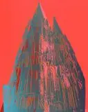 Andy Warhol, Cologne Cathedral, 1985, Farbserigraphie mit Diamantstaub auf leichtem Karton
