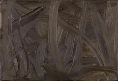 Vermalung (braun) by Gerhard Richter, 1972, Öl auf Leinwand, sold Nov 2014