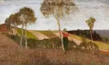 Otto Modersohn, Träumerei, Öl auf Leinwand