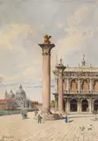 Antonietta Brandeis, Zwei Ansichten von Venedig