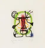 Joan Miró, Aus: La Bague d'aurore, Farbaquatinta auf RIVES BFK (Wasserzeichen)