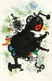 La rhinocérine by Joan Miró, Farblithografie auf ARCHES FRANCE (Wasserzeichen), sold Nov 2014