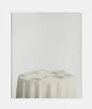 "Tavolo con piatti" by Michelangelo Pistoletto, Serigrafie auf polierter Edelstahlplatte, sold Nov 2014