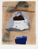 Giuseppe Santomaso, Santomaso, Mappe mit drei Farbaquatinten auf FA FABRIANO (Wasserzeichen)