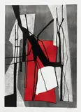 Fritz Winter, Ohne Titel, Farblithografie auf Velin