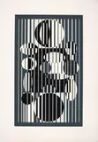 Iaca by Victor Vasarely, Farbserigrafie auf leichtem Karton, sold Nov 2015