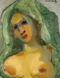 Emmanuel Mané-Katz, Bildnis einer jungen Frau