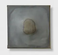 Kissenbild by Gotthard Graubner, Mischtechnik (Öl auf Schaumstoffkissen auf Leinwand, mit Perlon überspannt), sold Nov 2014