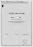 Luc Tuymans, Genussschein (Sonderausgabe für Portikus, Frankfurt am Main)