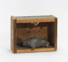 Fisch by Anatol Herzfeld, Mischtechnik (Bleifisch in Holzkasten), sold Nov 2014