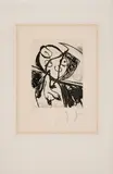 Joan Miró, Aus: Les Saltimbanques, Aquatinta auf Velin