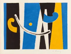 Ohne Titel by Heinrich Maria Davringhausen, Gouache auf Velin, sold Nov 2014