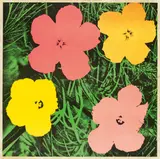 Andy Warhol, Flowers, Farbige Offsetlithografie auf Velin