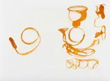 Aus: Aus dem Leben der Bienen by Joseph Beuys, Farblithografie auf BFK RIVES FRANCE (Wasserzeichen), sold Nov 2014
