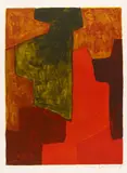 Serge Poliakoff, Composition orange et verte