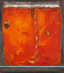 Ohne Titel by Peter Herkenrath, Öl auf Leinwand, sold Nov 2014