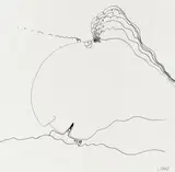 Dieter Roth, Ohne Titel, Bleistift und Tusche auf leichtem Karton