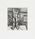 Lucian Freud, Two men in the studio