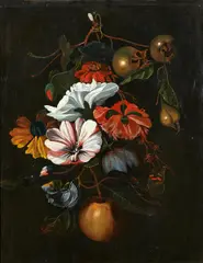 Cornelis Kick, Blumenstillleben, Öl auf Leinwand