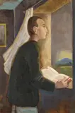 Aufziehendes Gewitter by Karl Hofer, Öl auf Leinwand, sold Nov 2014