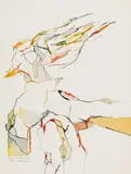 Werner Berges, Ohne Titel, Aquarell auf Aquarellbütten