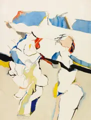 Werner Berges, Ohne Titel, Aquarell auf Aquarellkarton